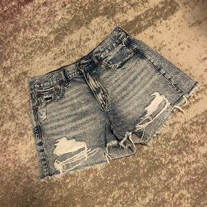 American Eagle Outfitters Ripped Denim Shorts